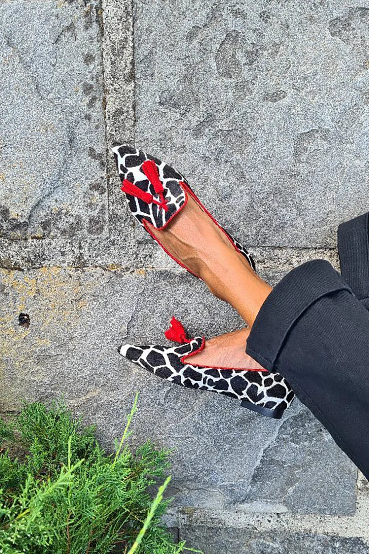 Edith | Damen Spitz-Loafer mit Quasten - Elle Zürich