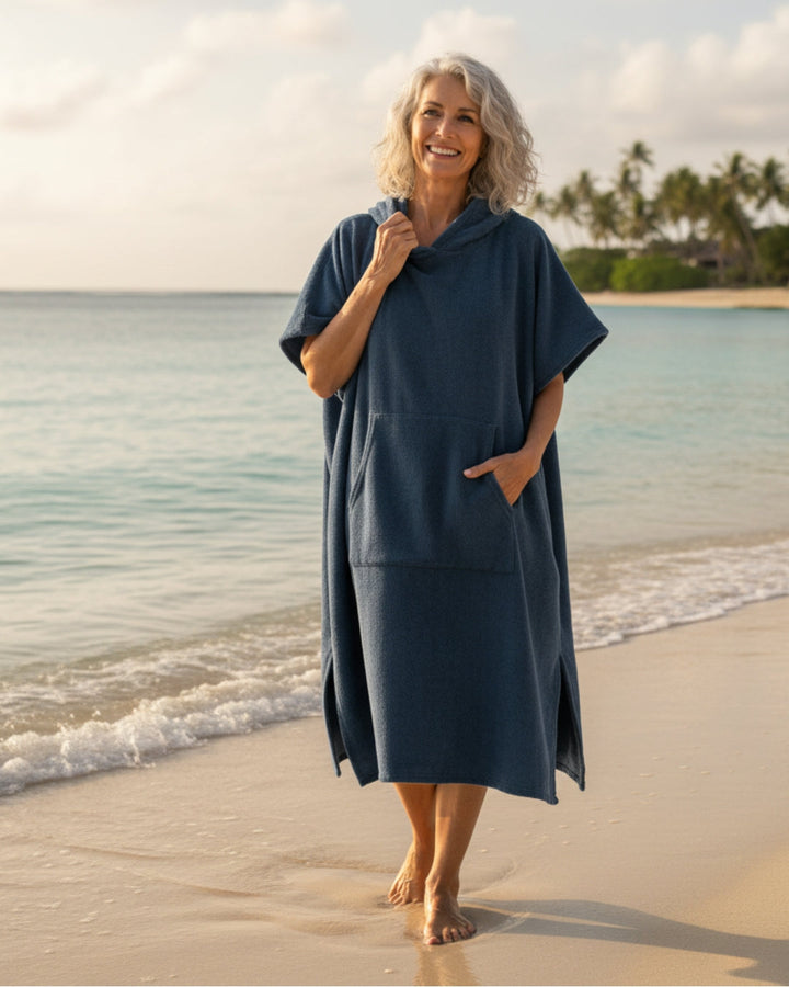 Stefanie | Damen Sommer Strand Poncho Kleid - Elle Zürich