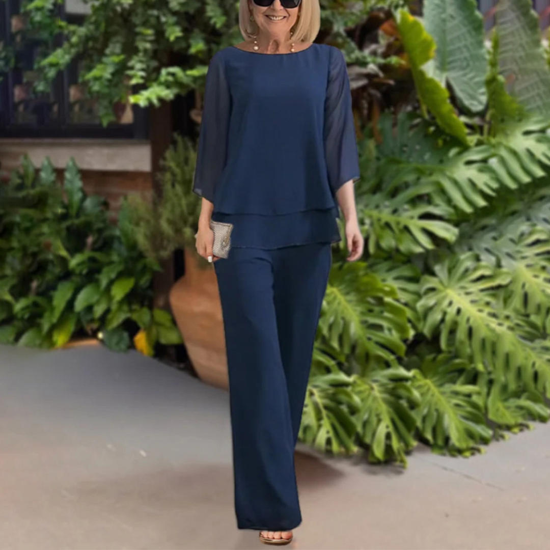 Sarah | Damen Sommer Zweiteiliges Hosen-Set - Elle Zürich