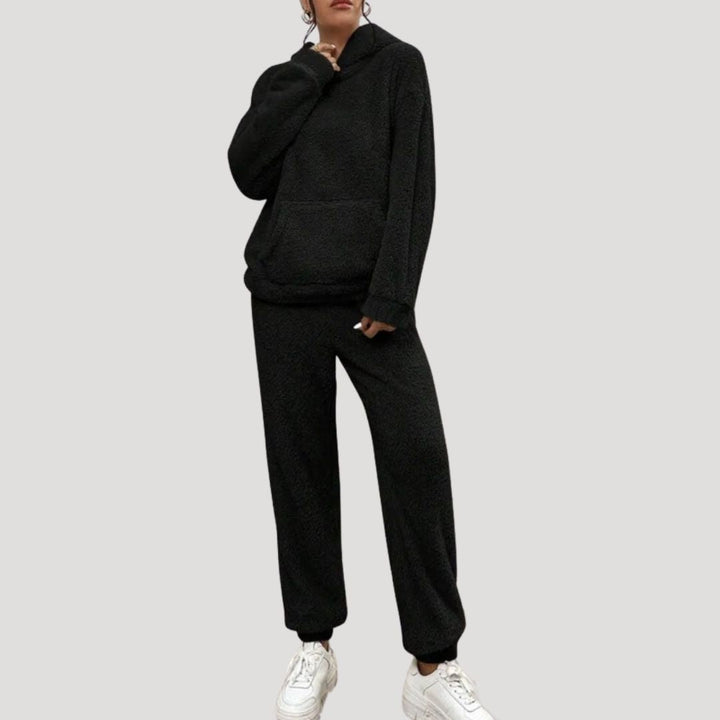 Tamara | Damen Frühlings Cozy Kapuzen-Loungewear-Set - Elle Zürich