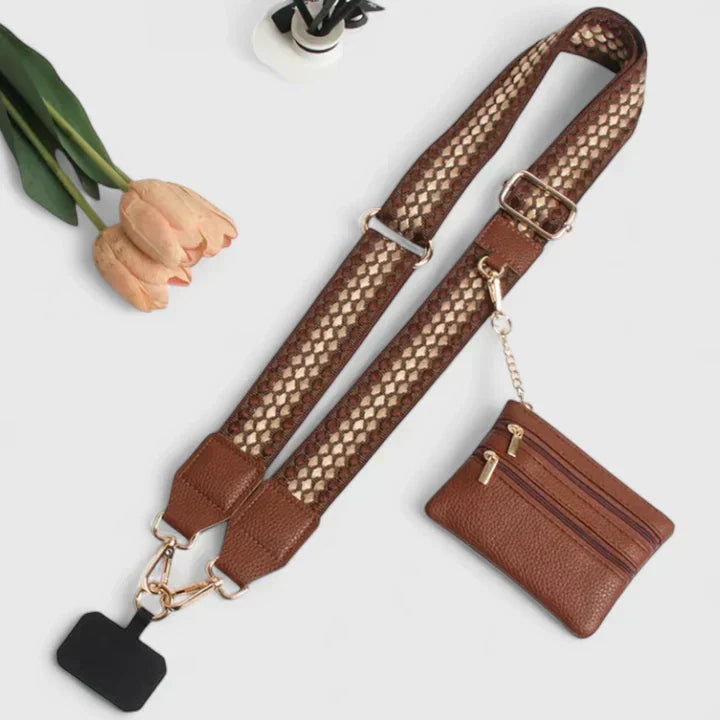 Jenna | Women’s Elegant Crossbody Phone Holder Bag - Elle Zürich