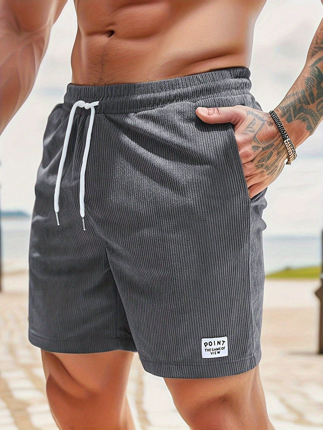 Dominic | Herren Freizeit-Shorts mit Lockere Passform und Kordelzug - Elle Zürich