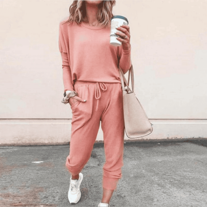 Natalie | Damen Zweiteiliges Lässiges Jogger Lounge Set - Elle Zürich