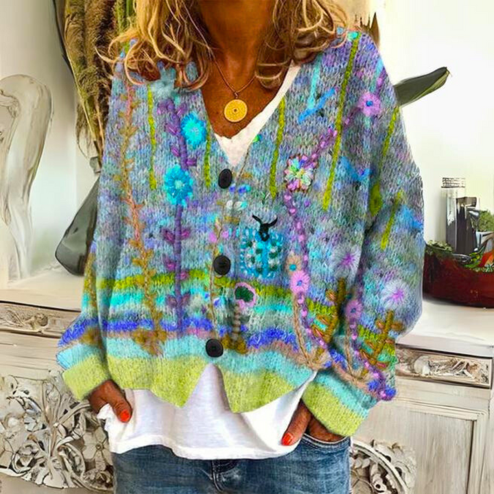 Hannah | Kuscheliger farbenfroher Pullover - Elle Zürich