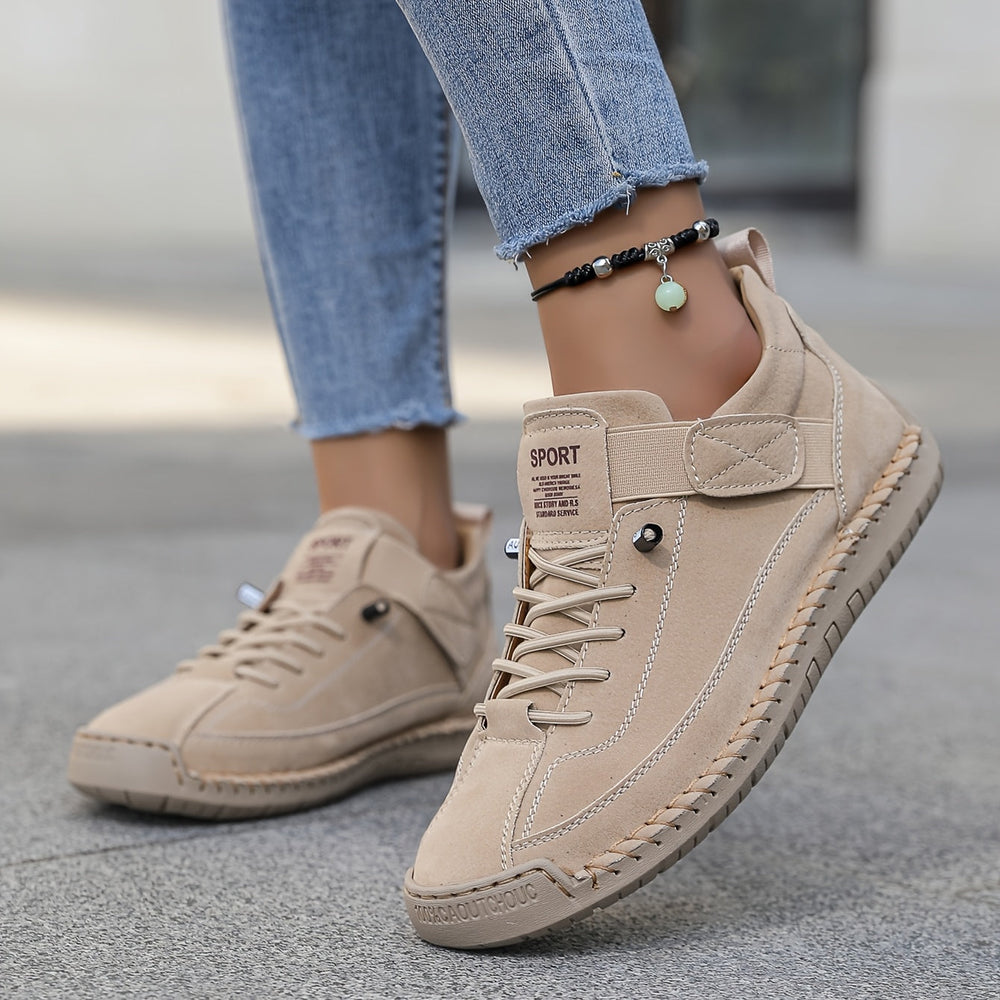 Nicole | Damen Lässige Schnürplattform-Sneaker - Elle Zürich