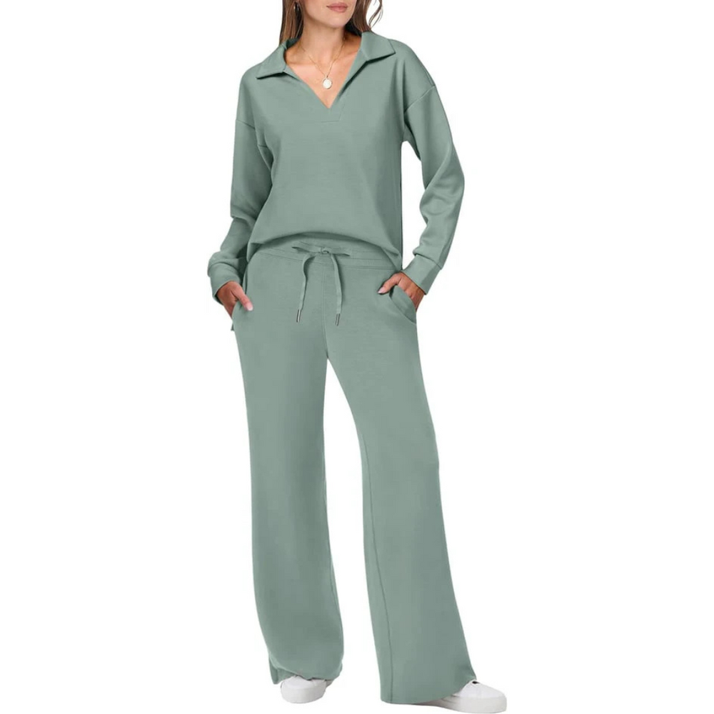 Doris | Damen Legeres Zweiteiliges Loungewear Set - Elle Zürich