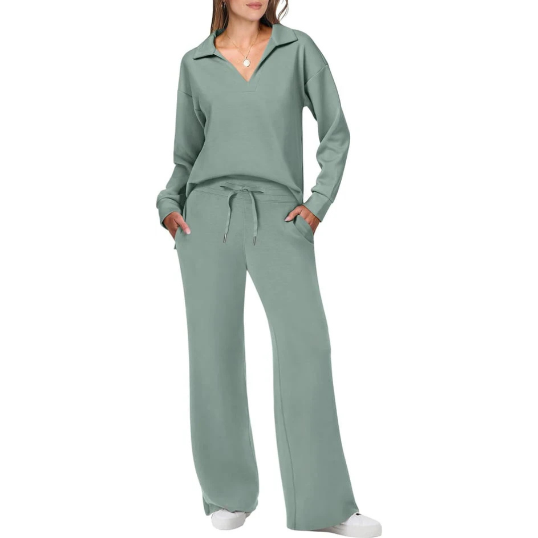 Doris | Damen Legeres Zweiteiliges Loungewear Set - Elle Zürich