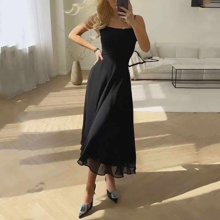 Blair | Women Wedding Guest Square Midi Dress - Elle Zürich