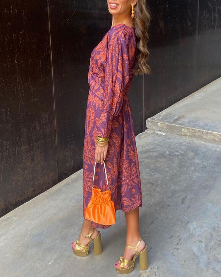Violet | Women’s Wedding Guest A-Line Maxi Dress - Elle Zürich