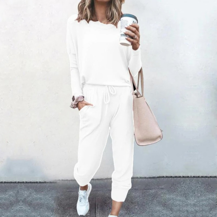 Natalie | Damen Zweiteiliges Lässiges Jogger Lounge Set - Elle Zürich