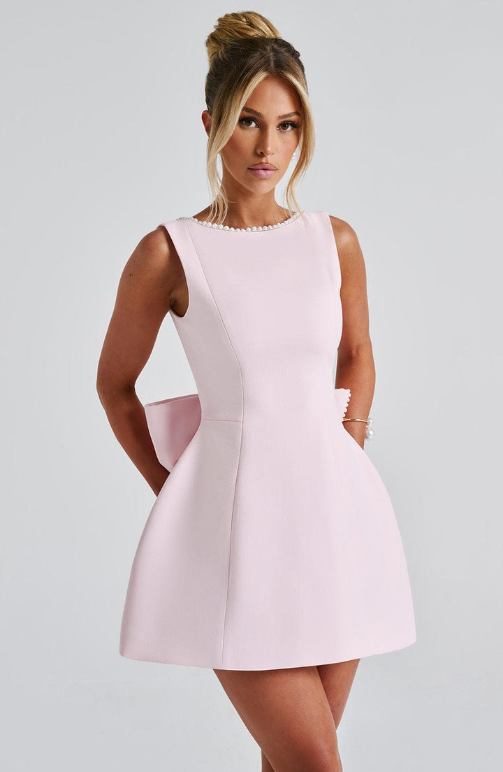 Amber | Women Wedding Guest Structured Mini Dress - Elle Zürich