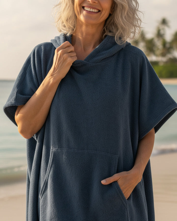Stefanie | Damen Sommer Strand Poncho Kleid - Elle Zürich