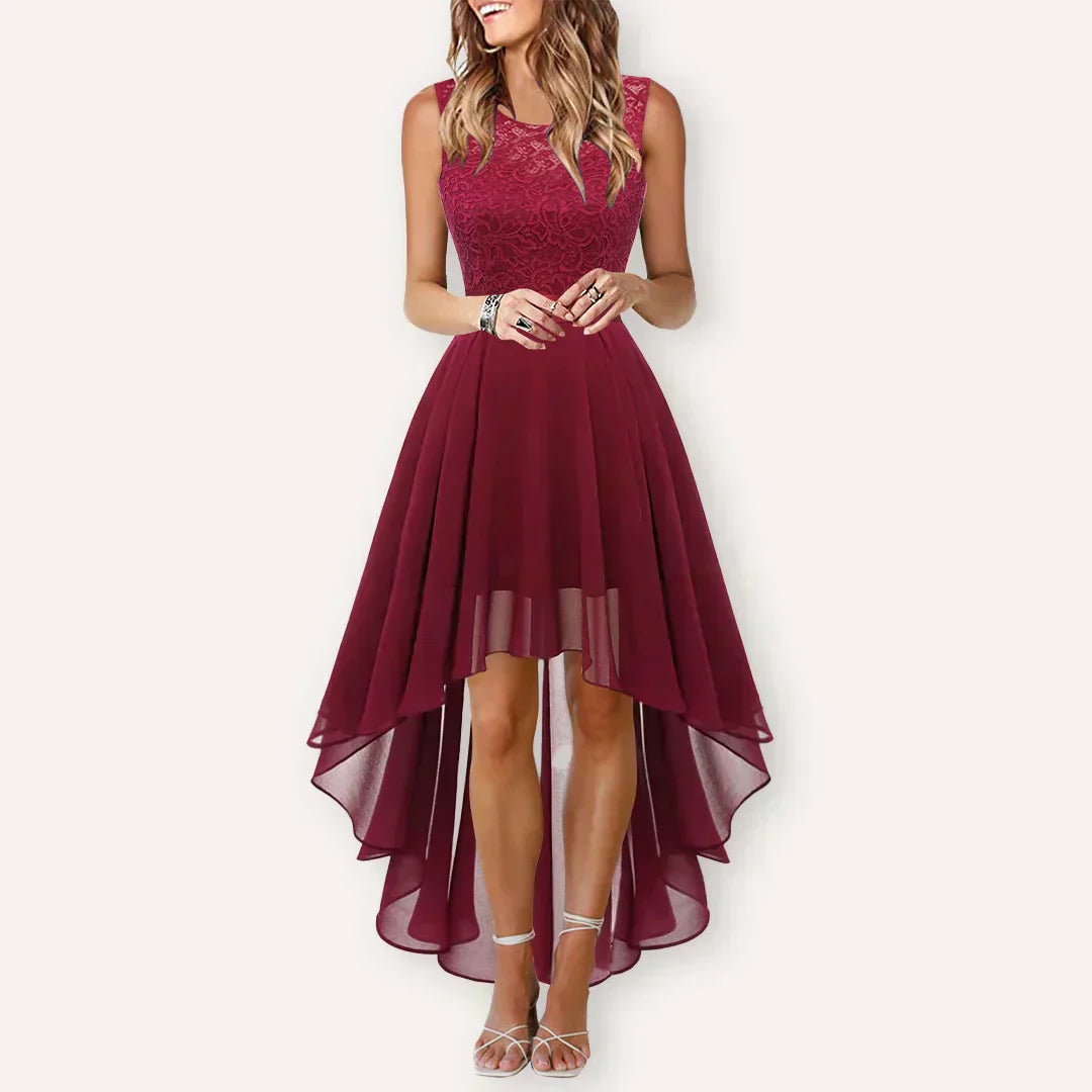 Alexis | Women Wedding Guest High Low Dress - Elle Zürich