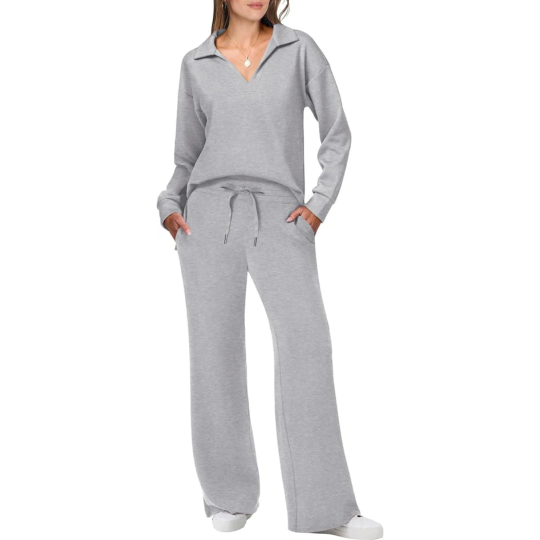 Doris | Damen Legeres Zweiteiliges Loungewear Set - Elle Zürich