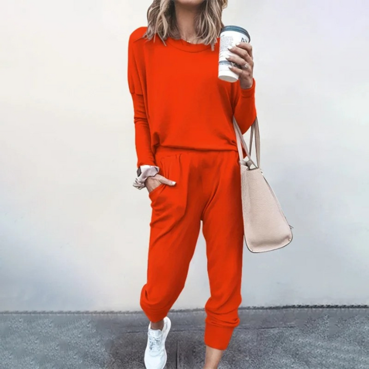 Natalie | Damen Zweiteiliges Lässiges Jogger Lounge Set - Elle Zürich