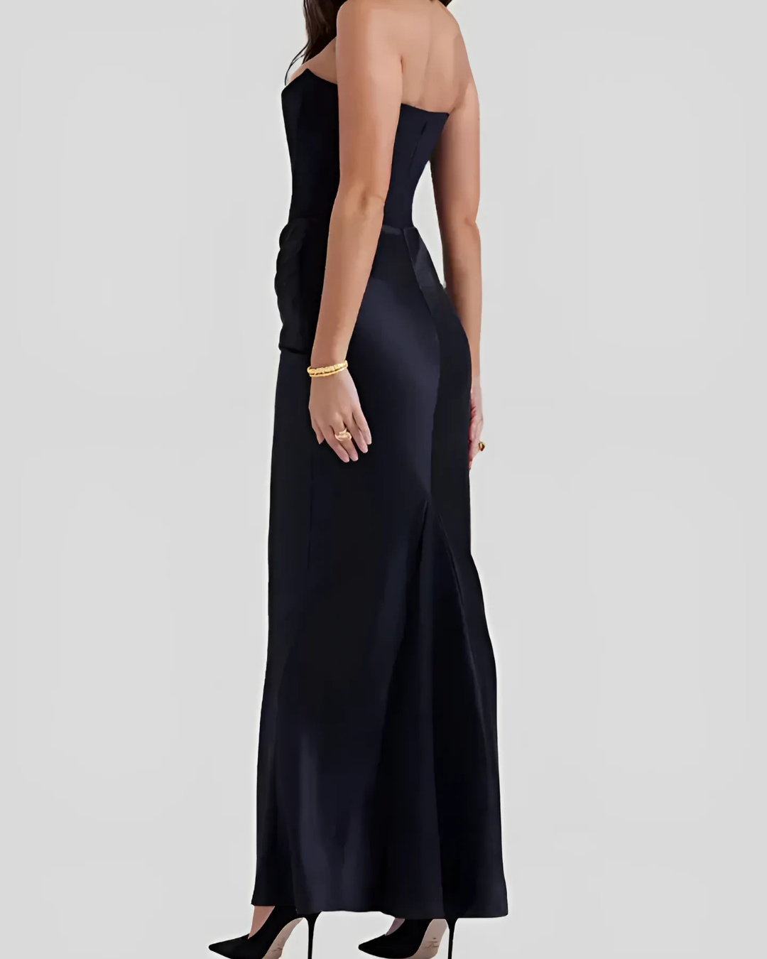 Brooklyn | Women Wedding Guest Draped Maxi Dress - Elle Zürich