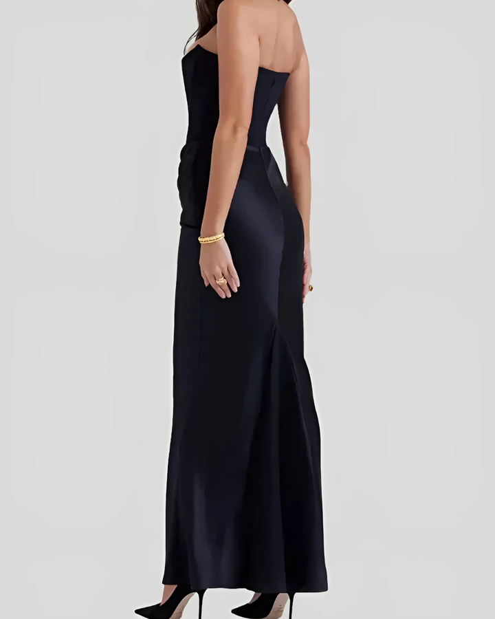 Brooklyn | Women Wedding Guest Draped Maxi Dress - Elle Zürich