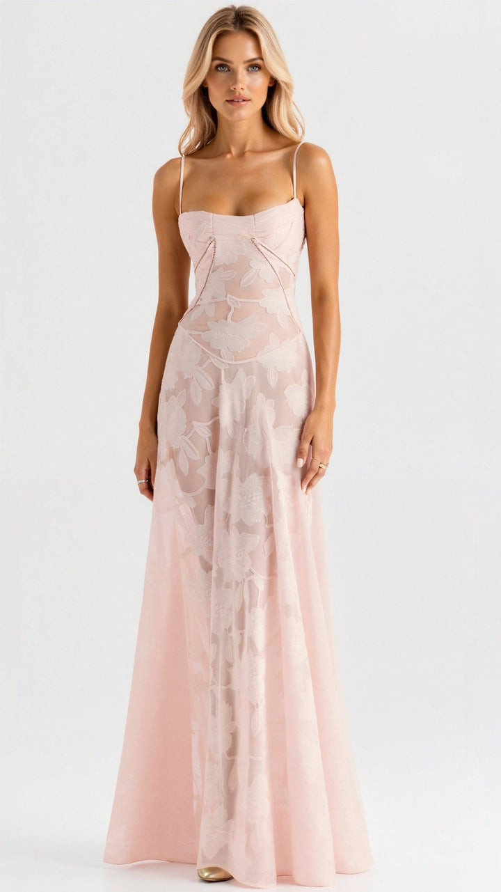 Beatrice | Women Wedding Guest Slip Maxi Dress - Elle Zürich