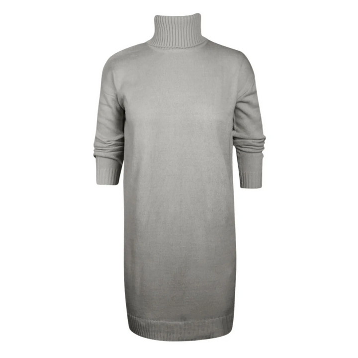 Annika | Damen Winter-Strickkleid mit Rollkragen - Elle Zürich