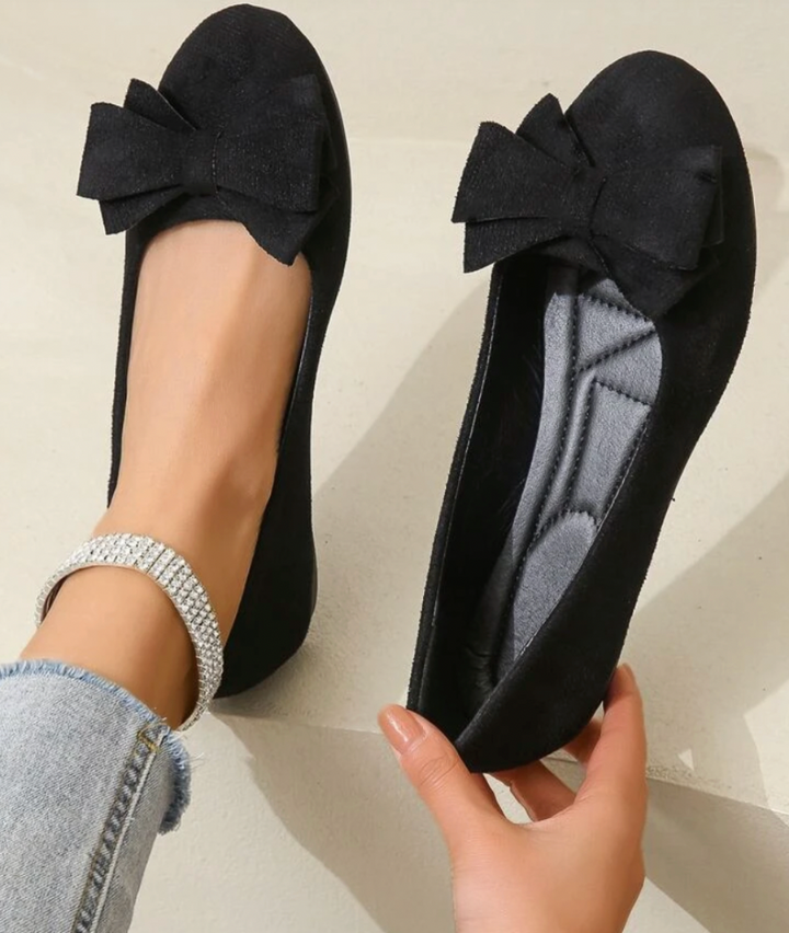 Helga | Bequeme Damen Slipper mit Schleifendetail - Elle Zürich