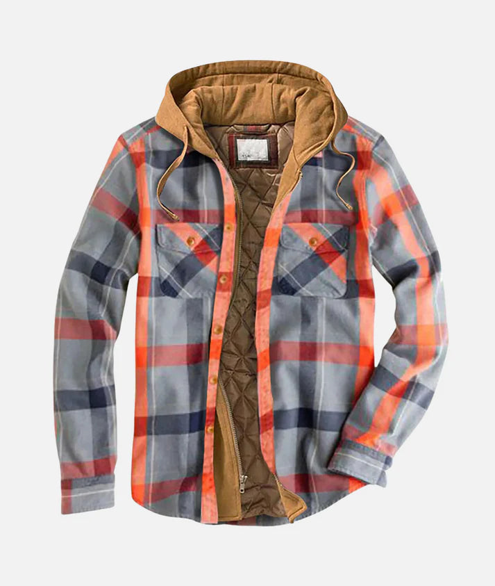 Richard | Herren Patchwork Flanelljacke Winter - Elle Zürich