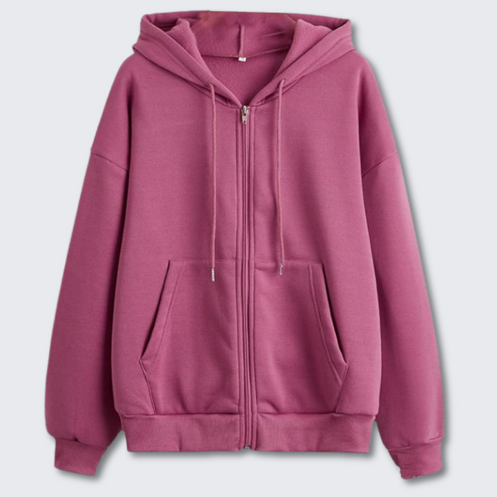 Lara | Stylischer Freizeit-Hoodie mit Reißverschluss - Elle Zürich
