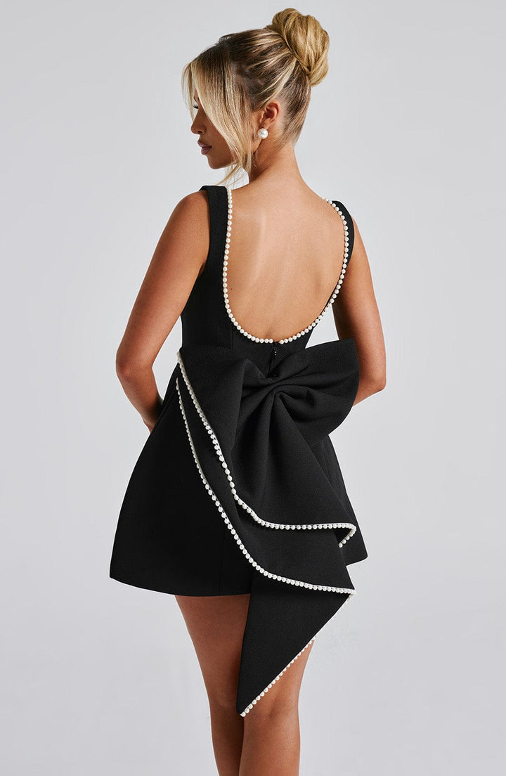 Amber | Women Wedding Guest Structured Mini Dress - Elle Zürich