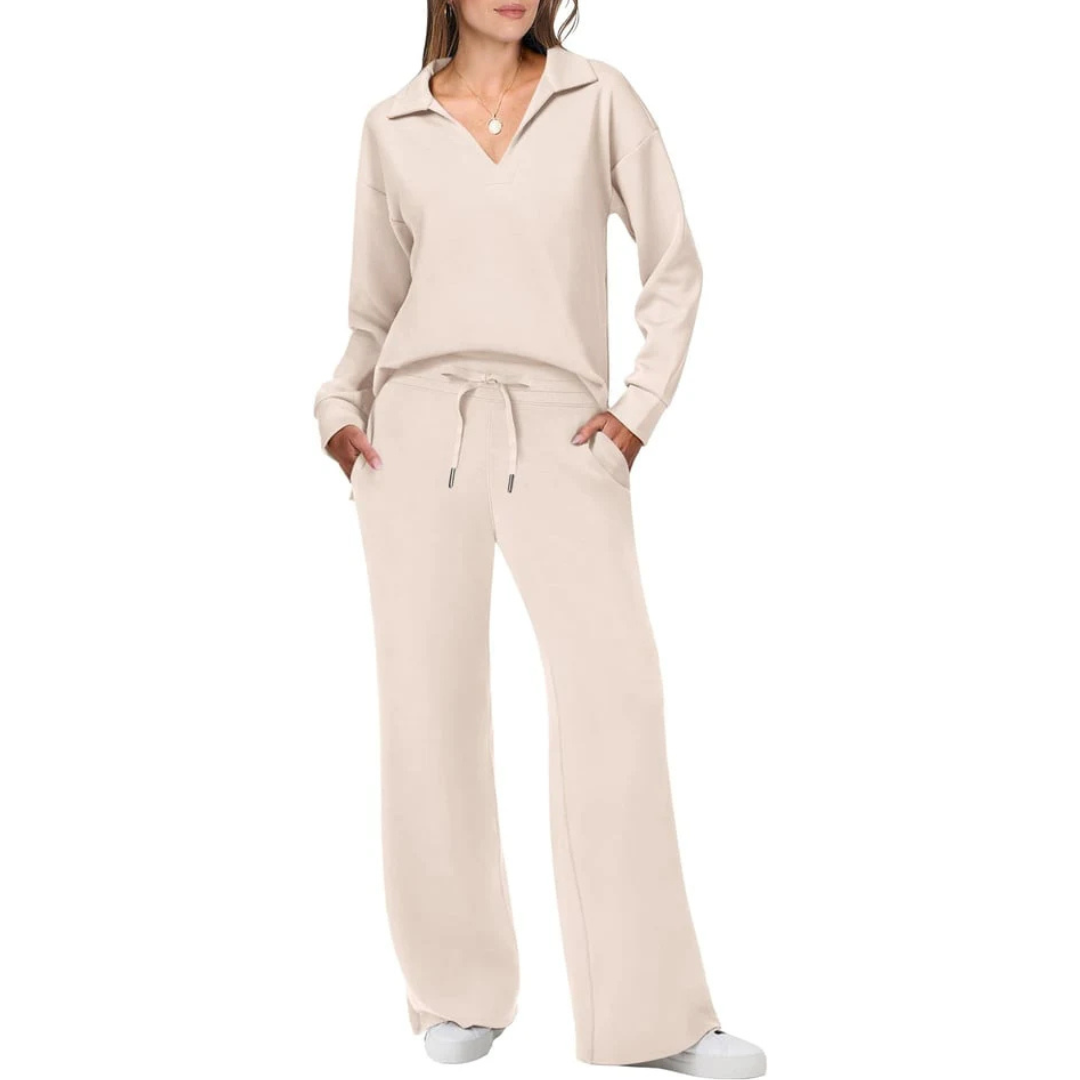 Doris | Damen Legeres Zweiteiliges Loungewear Set - Elle Zürich