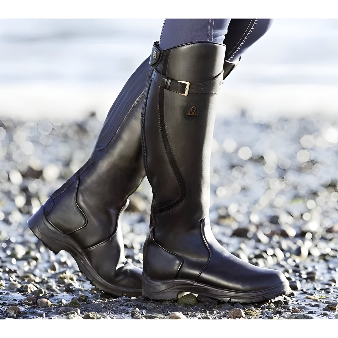 Laura | Damen Wasserdichte Knielange Reitstiefel - Elle Zürich