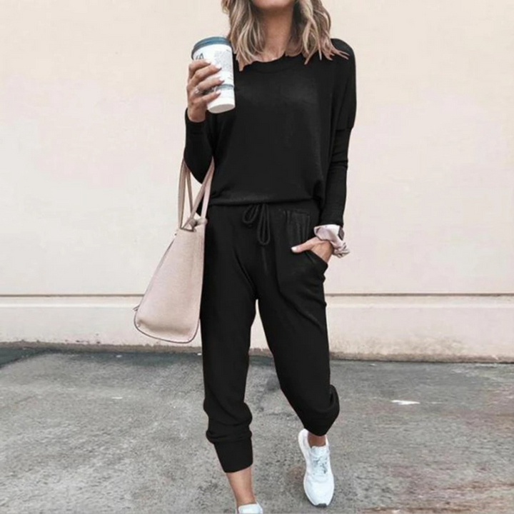 Natalie | Damen Zweiteiliges Lässiges Jogger Lounge Set - Elle Zürich