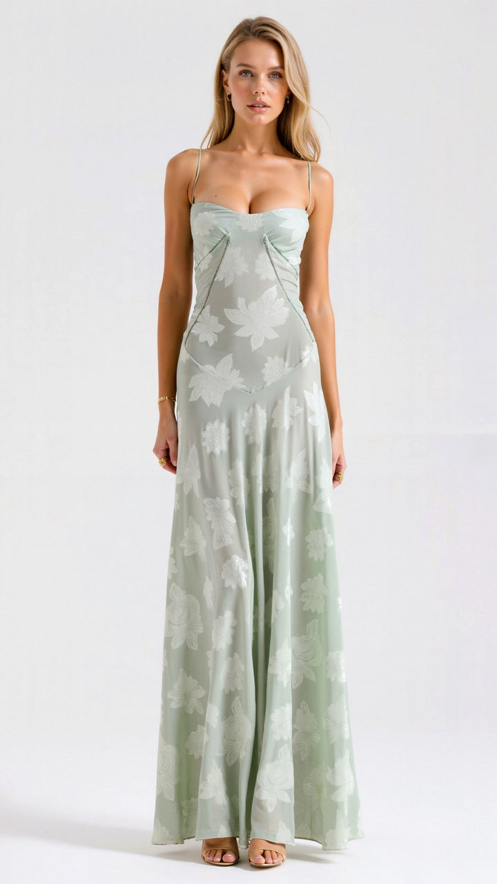Beatrice | Women Wedding Guest Slip Maxi Dress - Elle Zürich