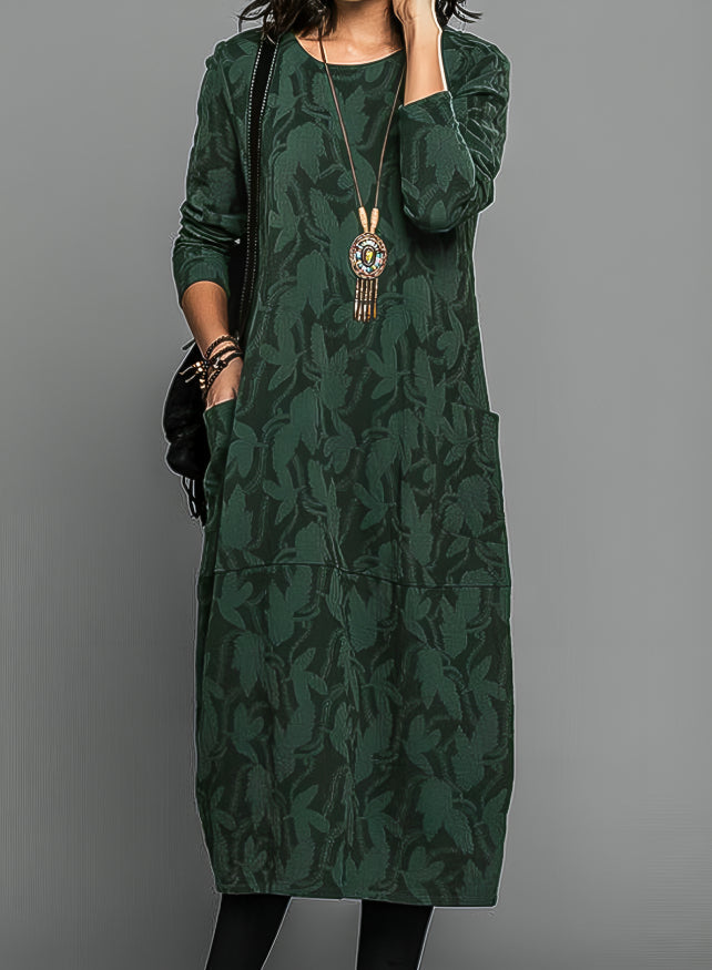 Fiona | Women Wedding Guest Printed Midi Dress - Elle Zürich
