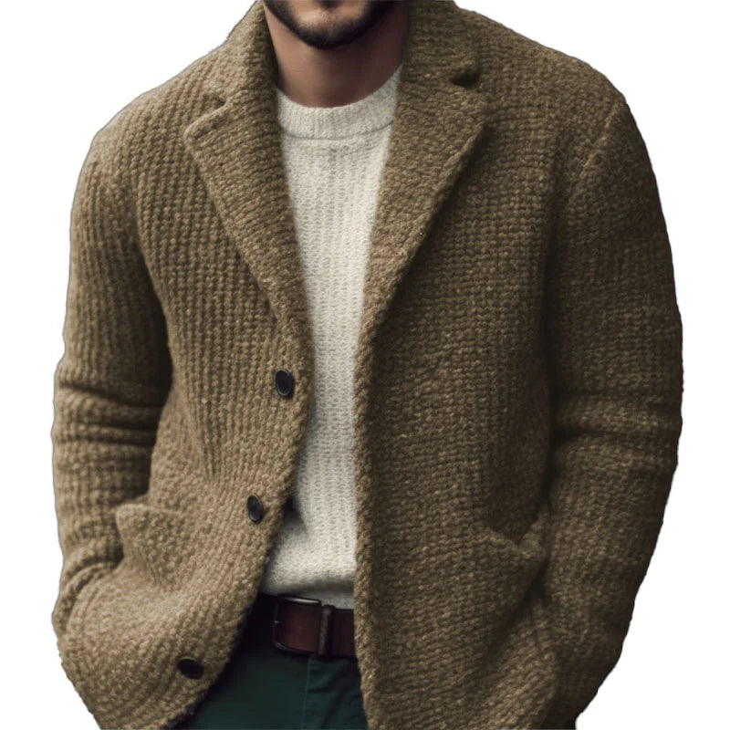 Yannick | Herren Winter Strickcardigan in Regulärer Passform - Elle Zürich