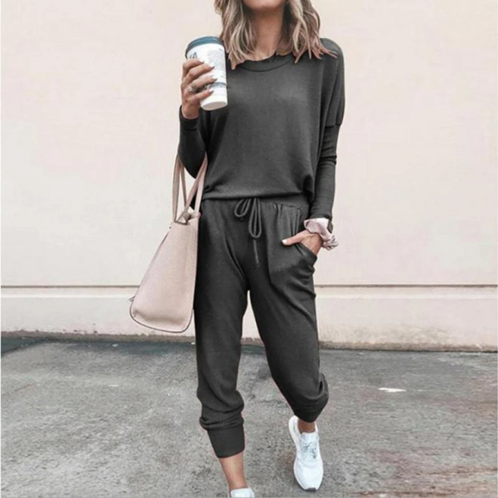 Natalie | Damen Zweiteiliges Lässiges Jogger Lounge Set - Elle Zürich