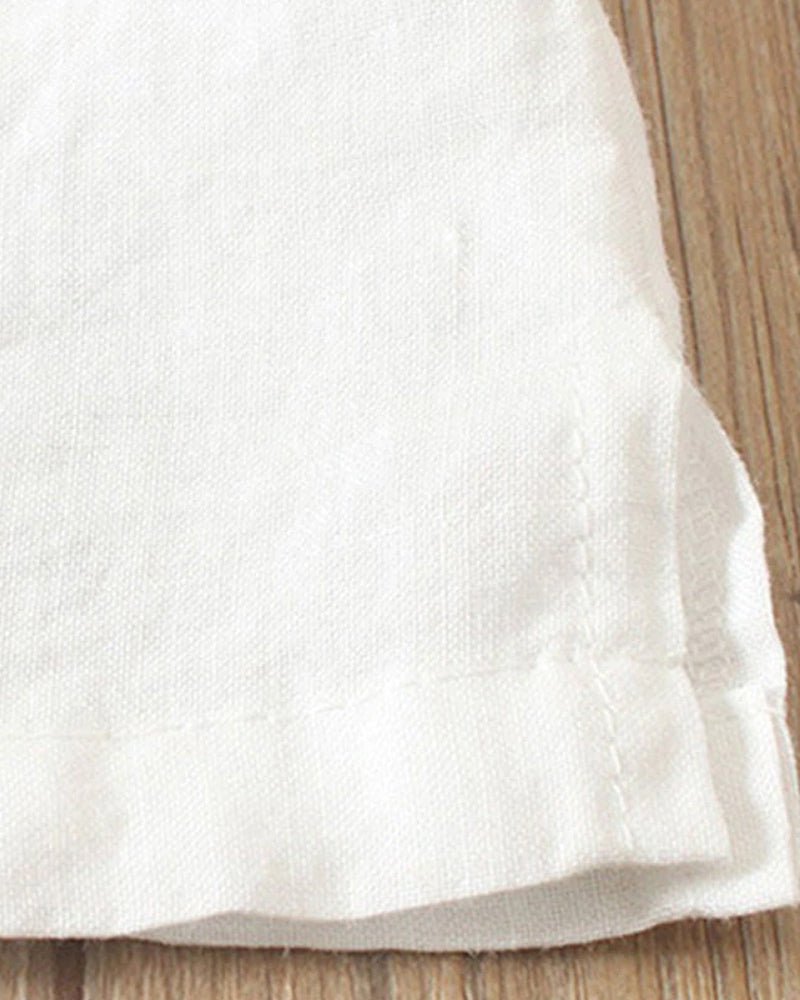 Sandra | Damen Sommer Lässige Bluse mit Knopfdetail - Elle Zürich