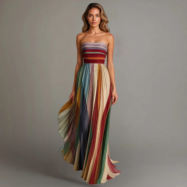 Beatrice | Damen Schickes Festliches Glamour Maxikleid - Elle Zürich
