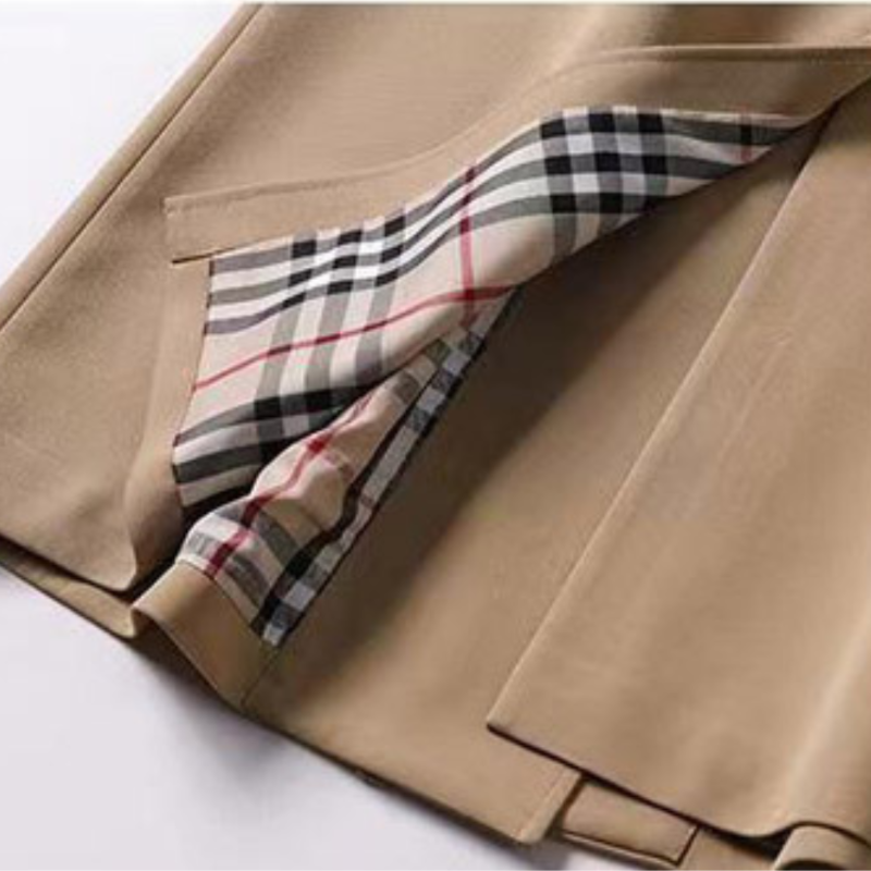 Amira | Damen Klassischer Trenchcoat mit Gürtel für den Winter - Elle Zürich