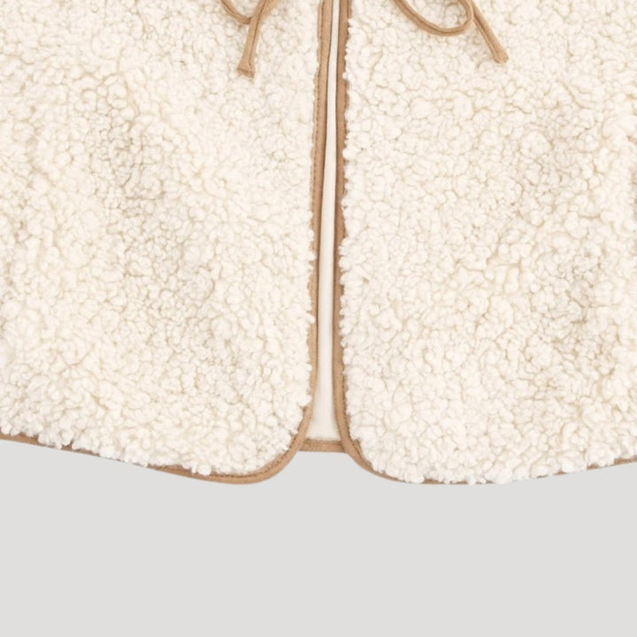 Britta | Damen Frühlingsweste mit Bindeband vorne - Elle Zürich