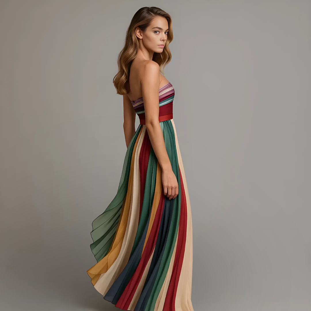 Beatrice | Damen Schickes Festliches Glamour Maxikleid - Elle Zürich