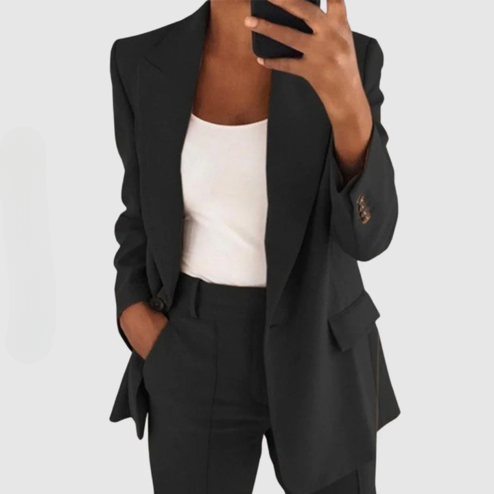 Edith | Damen Elegantes Blazer und Hose Set - Elle Zürich