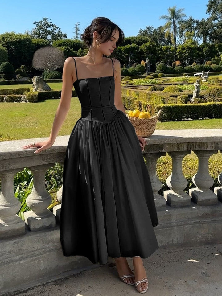 Caroline | Women Wedding Guest Corset Midi Dress - Elle Zürich
