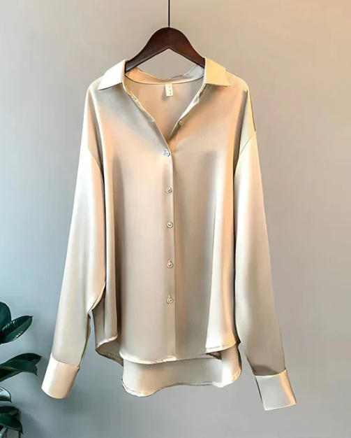 Sabine | Damen Klassische Elegante Button-Down Bluse - Elle Zürich