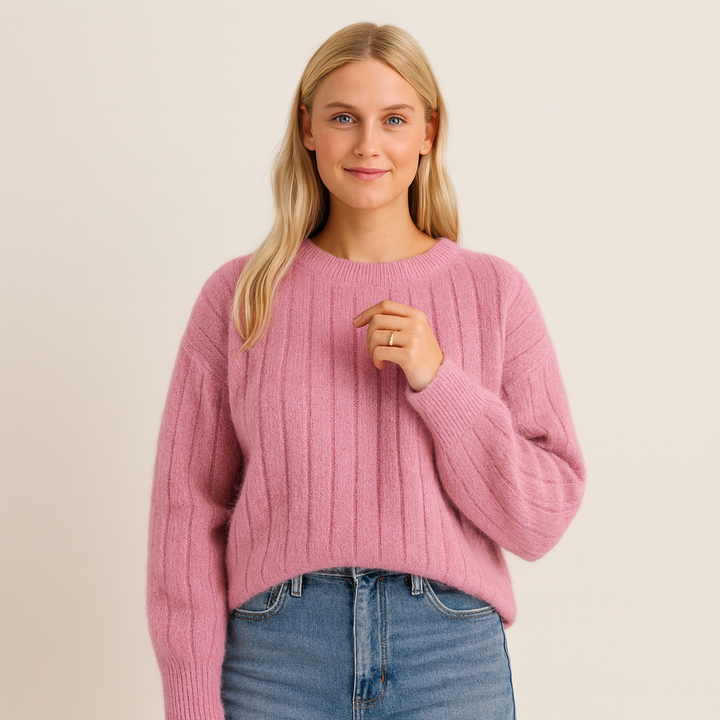 Elisa | Damen Winter Moderner Strickpullover - Elle Zürich