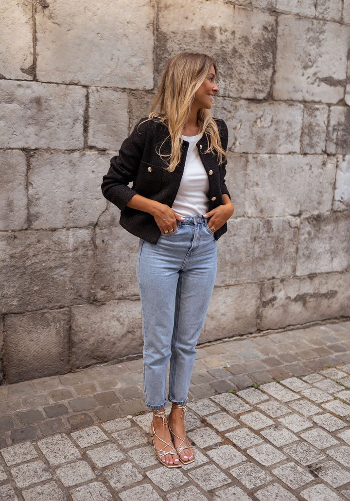 Ursula | Frauen Herbstjacke mit Knöpfen und eleganter Passform - Elle Zürich