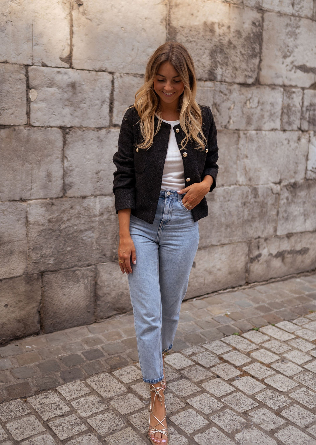 Ursula | Frauen Herbstjacke mit Knöpfen und eleganter Passform - Elle Zürich