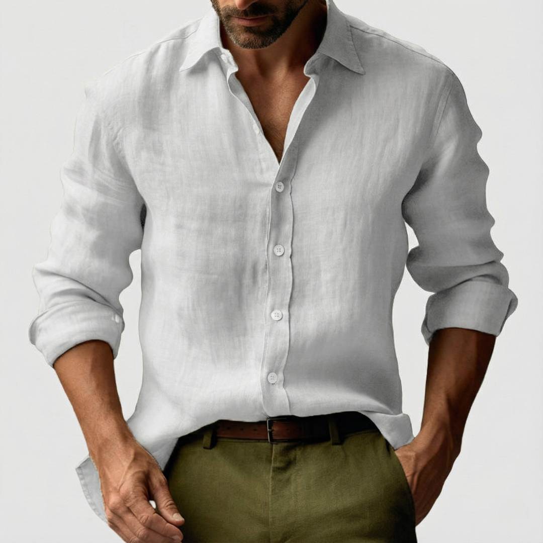 Martin | Men’s Vintage Button Up Shirt Style - Elle Zürich