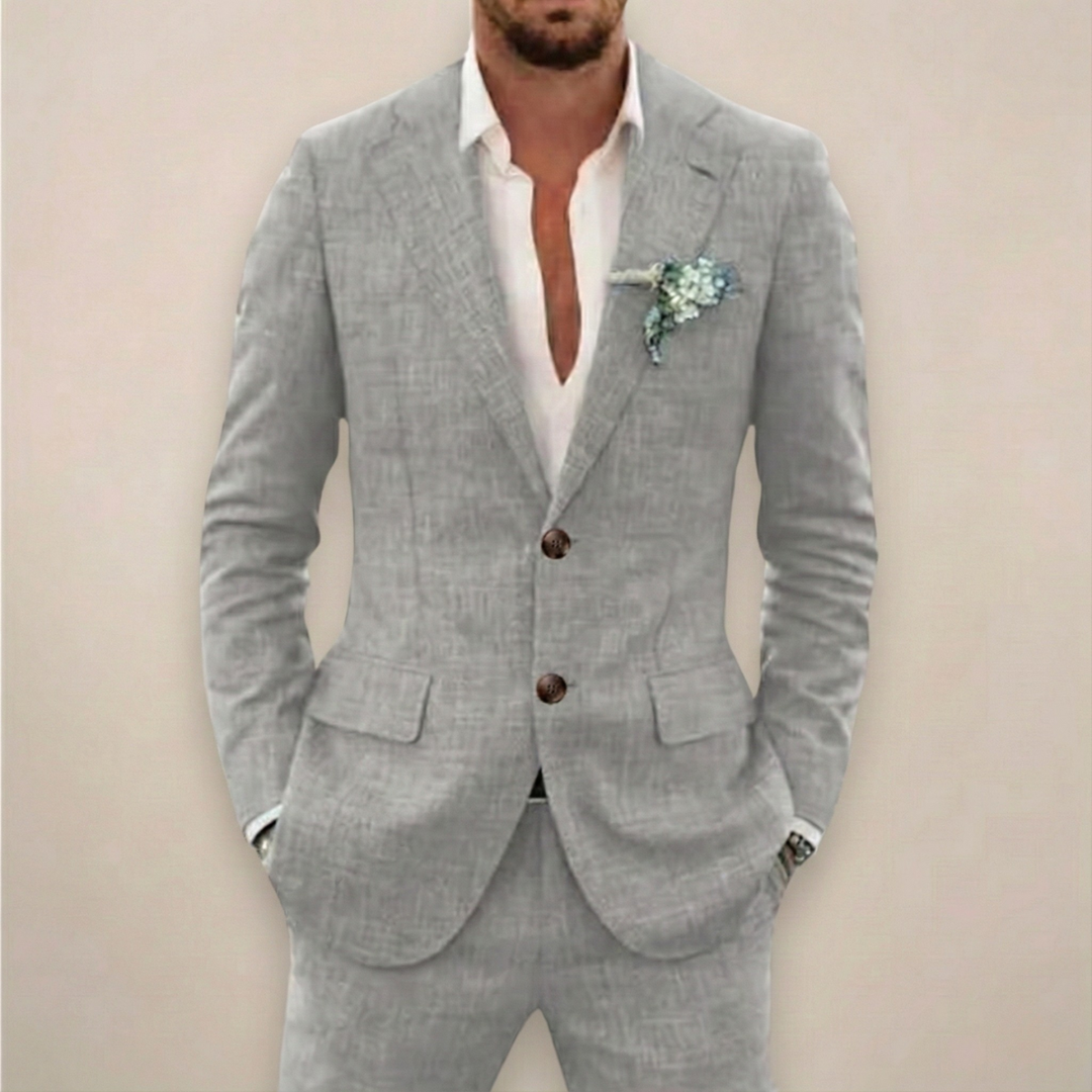 Patrick | Men’s Two Piece Single Breasted Suit Set - Elle Zürich