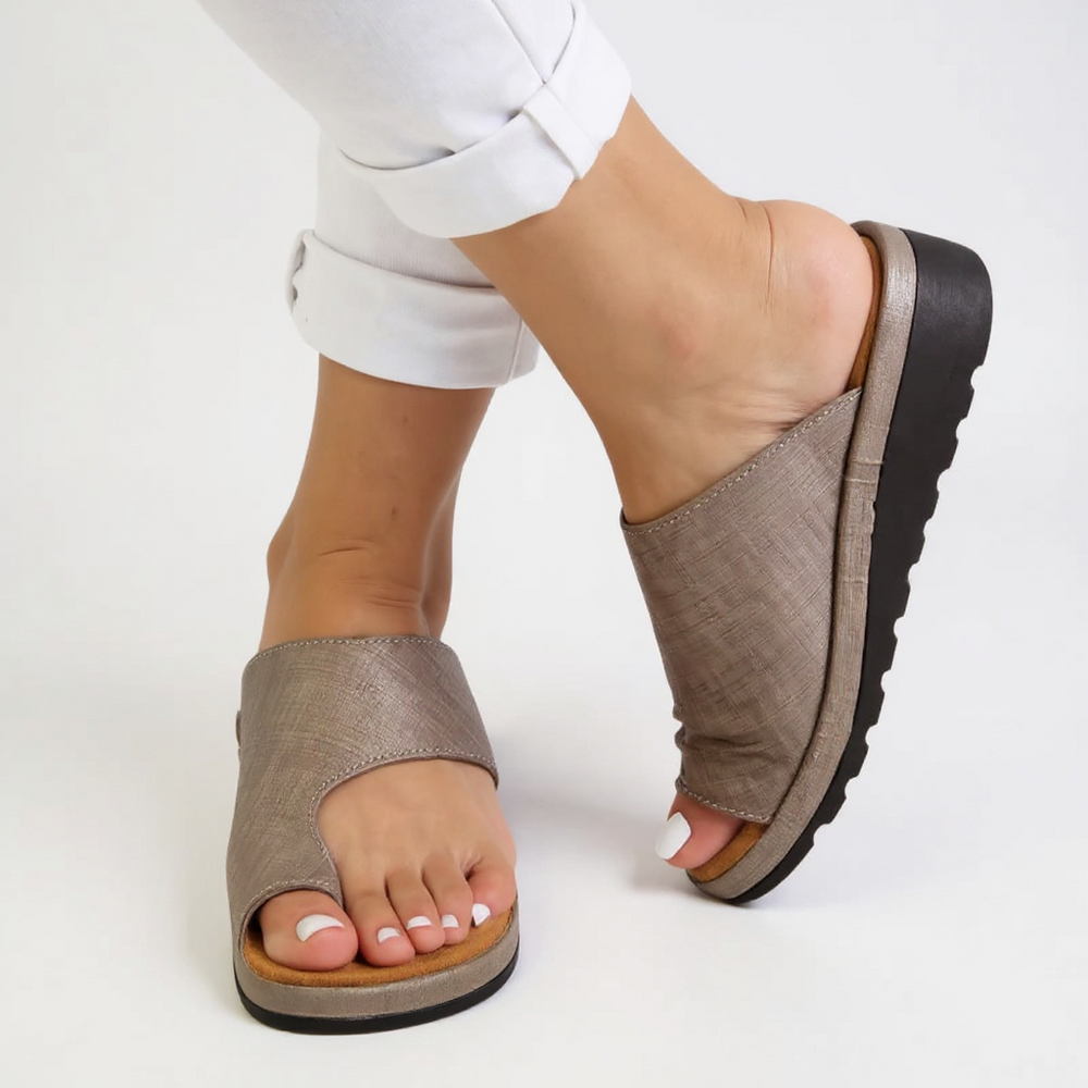 Dorothea | Damen Sommer Orthopädische Zehentrenner-Sandalen - Elle Zürich