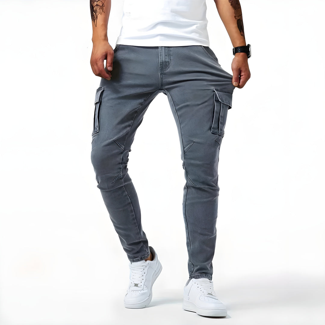 Samuel | Elastische Cargo-Jeans - Elle Zürich