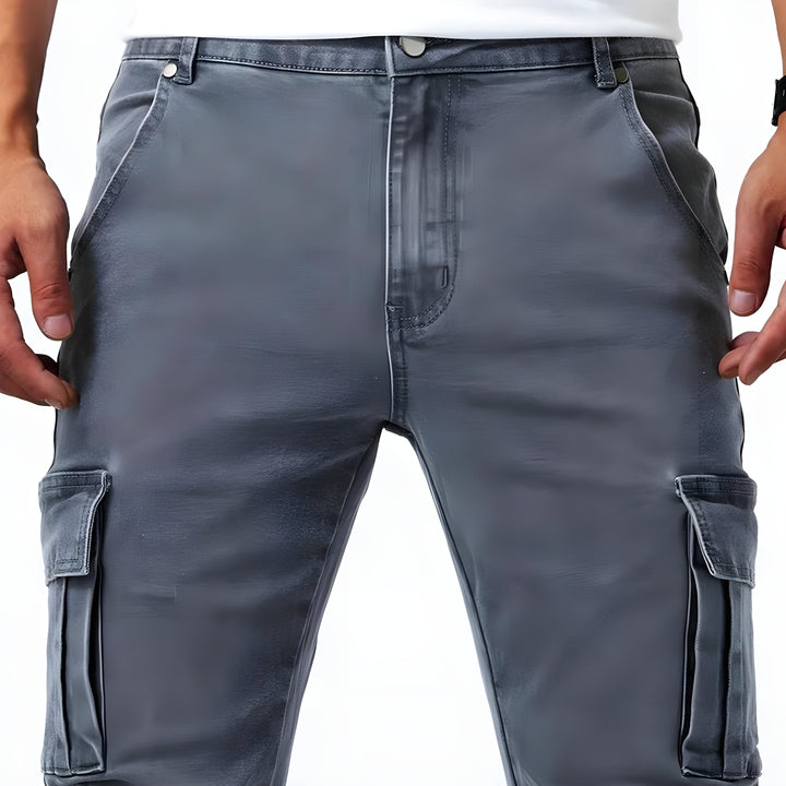 Samuel | Elastische Cargo-Jeans - Elle Zürich